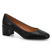 Chaussure habillée en cuir à talon bloc GO-TO SHAY
