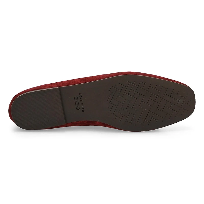 Ballerine en cuir souple YARA, noir, femmes