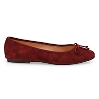 Ballerine en cuir souple YARA, noir, femmes