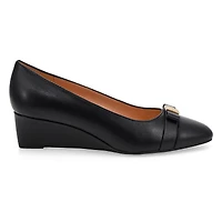 Women's  Go-To Malta Bow Wedge Heel - Black