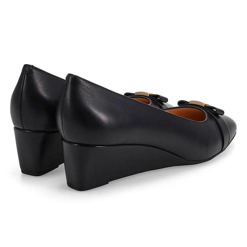 Chaussure  talon compens GO-TO MALTA BOW, noir,