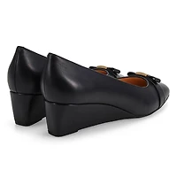Chaussure  talon compens GO-TO MALTA BOW, noir,