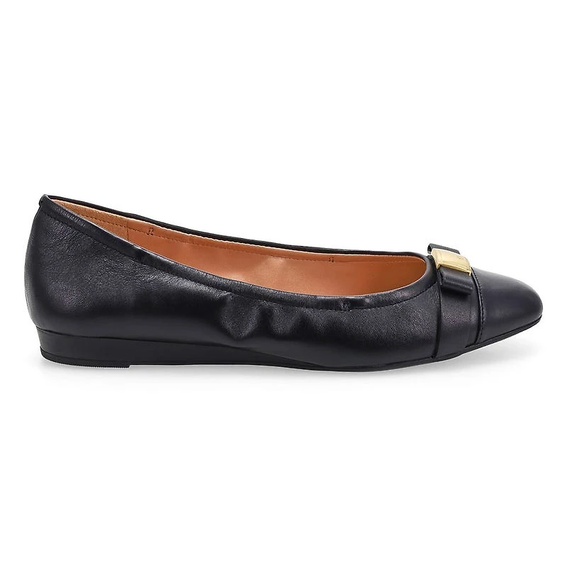 Women's Go-To Tova Bow Ballet Flat - Black