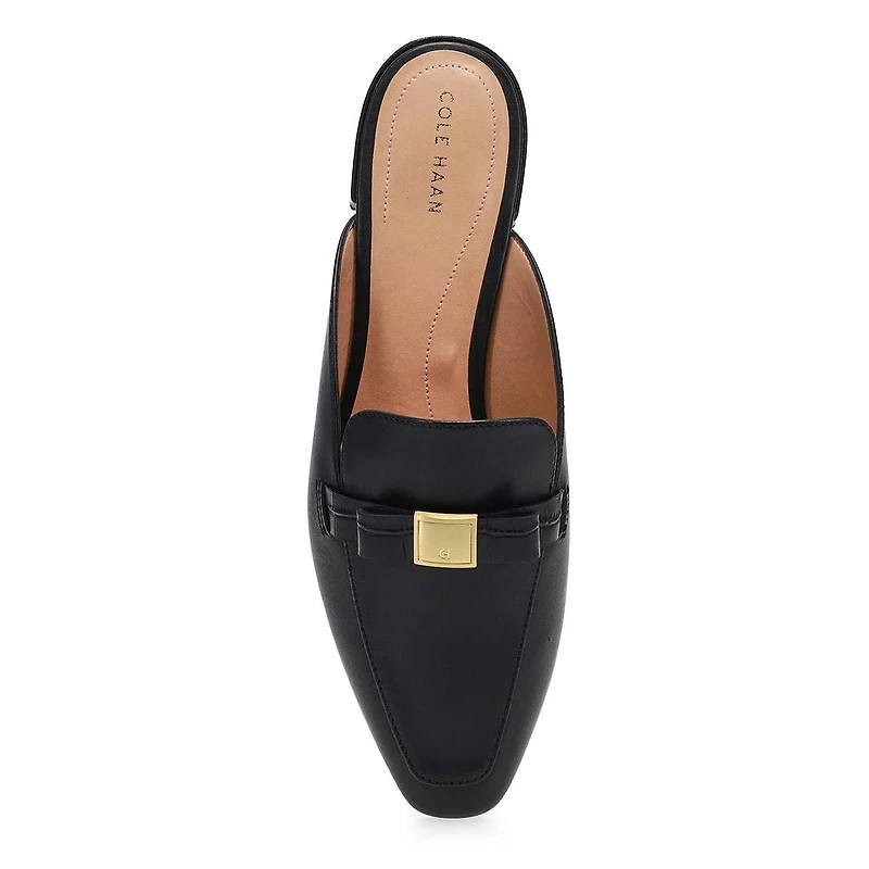 Women's  Pasha Bow Dress Mule - Black