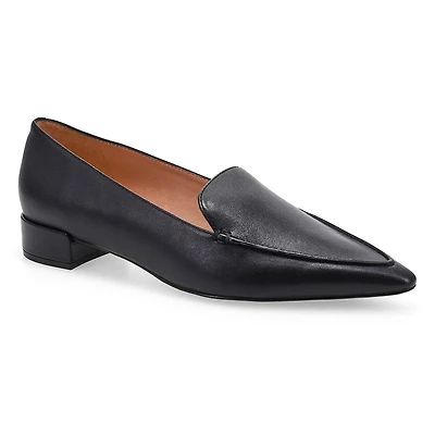 Women's Beatrice Heeled Loafer - Black