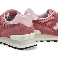 Women's  574 Lace Up Sneaker - Alpha Pink