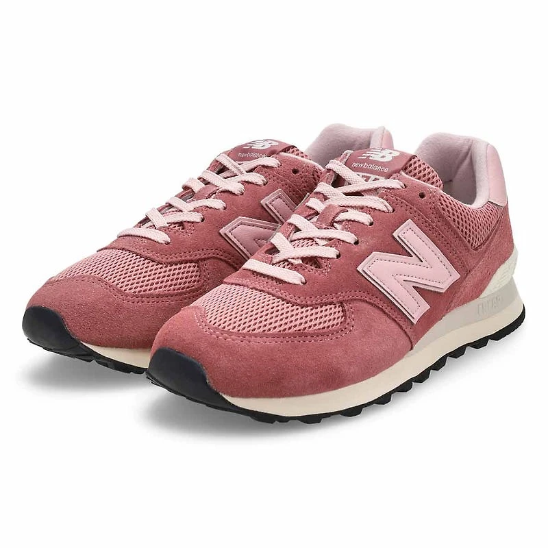 Women's  574 Lace Up Sneaker - Alpha Pink