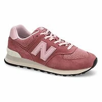 Women's  574 Lace Up Sneaker - Alpha Pink
