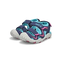 Infants' Wander Closed Toe Sandal - Navy/Magenta