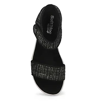 Women's  Waverley 01 Vegan Wedge Sandal - Black Ko