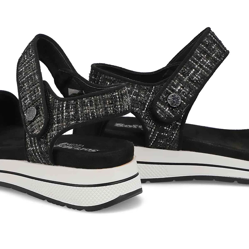 Women's  Waverley 01 Vegan Wedge Sandal - Black Ko