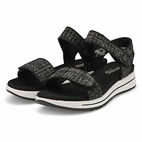 Women's  Waverley 01 Vegan Wedge Sandal - Black Ko