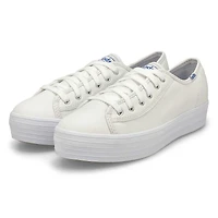 Women's Triple Kick Sneaker - White