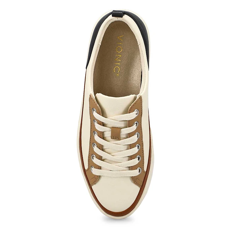 omen's Winny Lace Up Casual Sneaker - Gold
