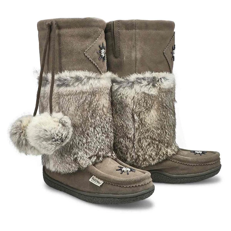SoftMocs impermables WINTER NISKA 2, gris, femmes