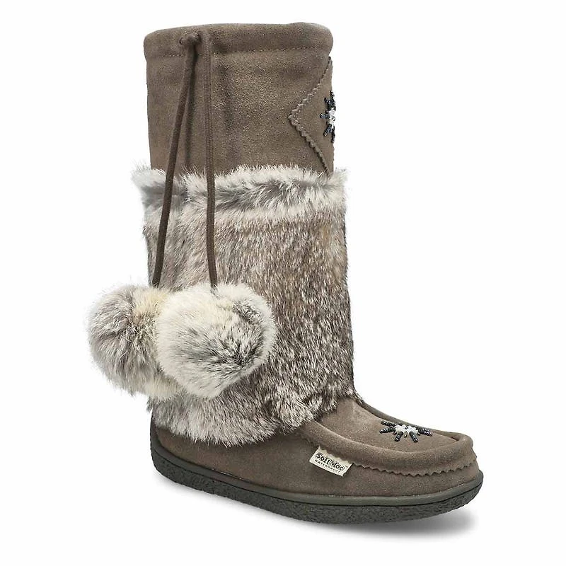 SoftMocs impermables WINTER NISKA 2, gris, femmes