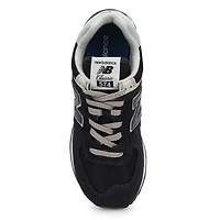 Women's 574 Lace Up Sneaker - Black/White