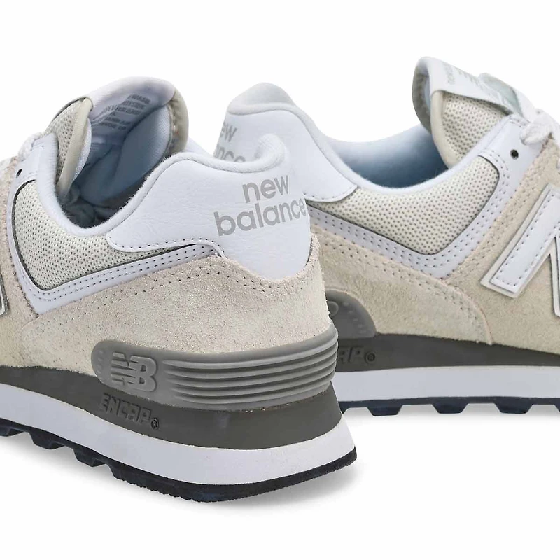 Women's 574 Lace Up Sneaker - Black/White