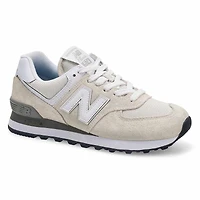 Women's 574 Lace Up Sneaker - Black/White