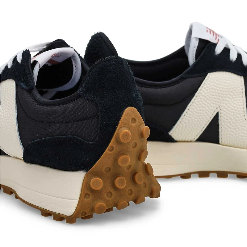 Women's 327 Lace Up Sneaker - Black/White