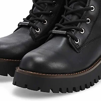 Women's  Zephyr Waterproof Winter Combat Boot - Bl
