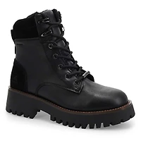 Women's  Zephyr Waterproof Winter Combat Boot - Bl
