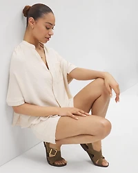 Crinkle Knit 5 Inch Short