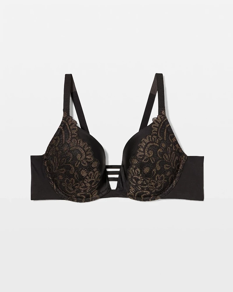 Push-up Plunge Bra with Lace