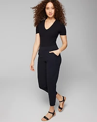 Body Short-Sleeve V-Neck Bodysuit