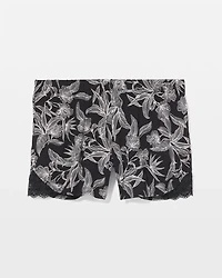 Lace-Trim Pajama Shorts