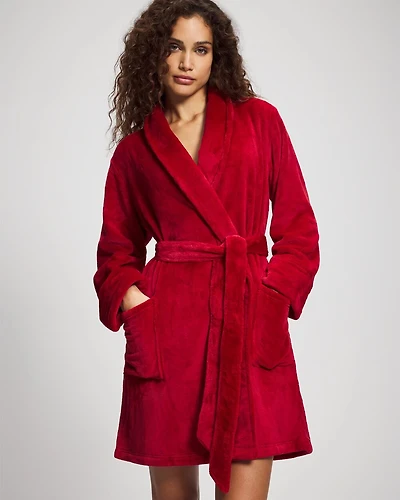 Plush Short Robe