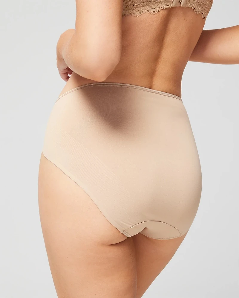 High-Leg Brief Panty with Lace