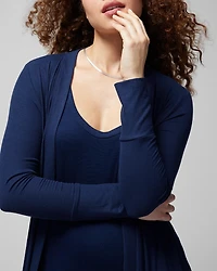Long Ribbed Pajama Cardigan