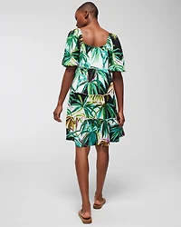 Tiered Short Bra Dress