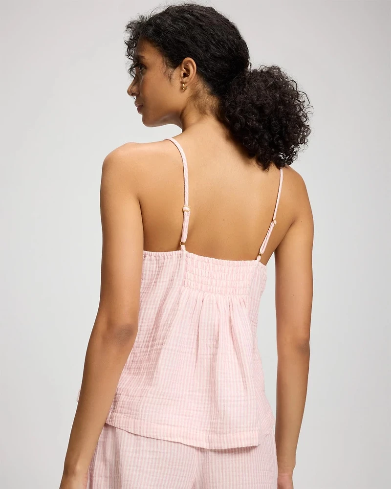 Cotton Gauze Pajama Cami