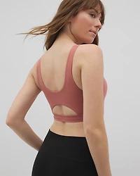 High-Neck Yoga Bra