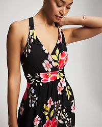 Soft Jersey Crossback Maxi Bra Dress