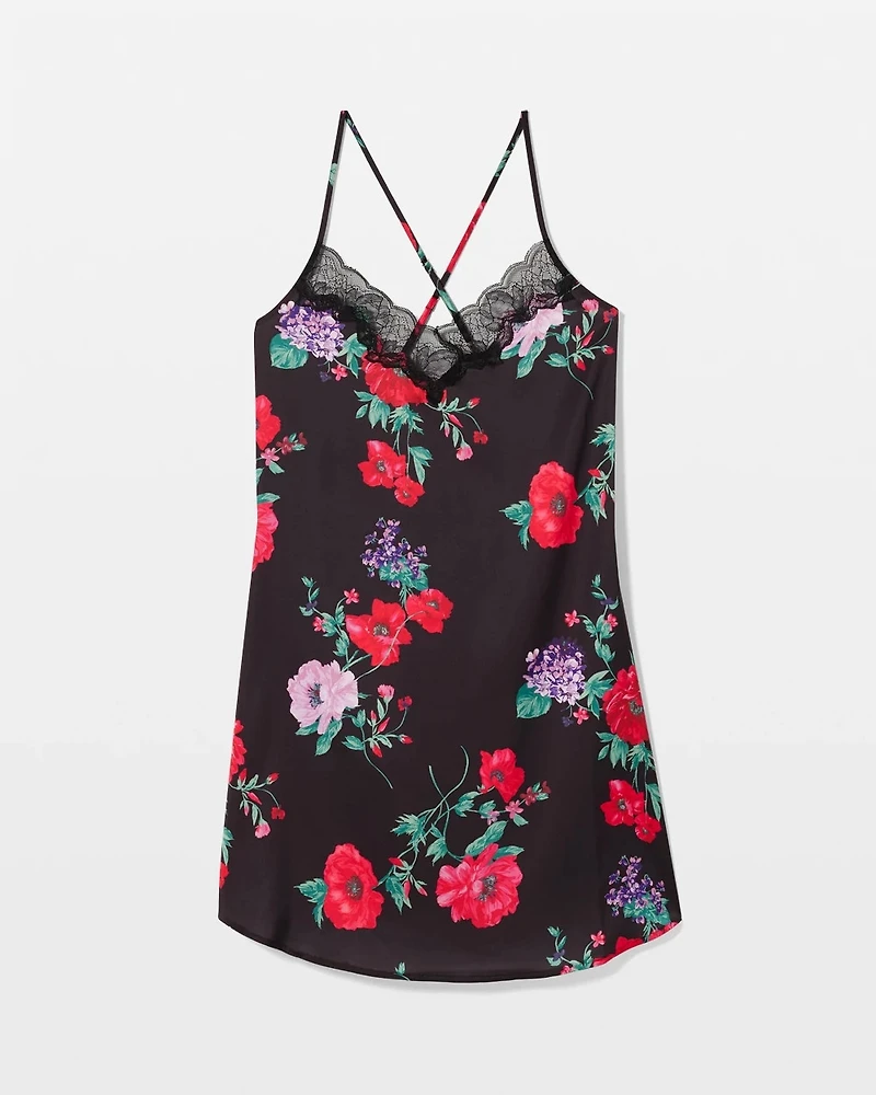Lace Trim Chemise