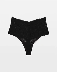 Perfect Lace High-Waist Thong Panty