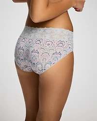 Floral Lace Waist Hipster Panty