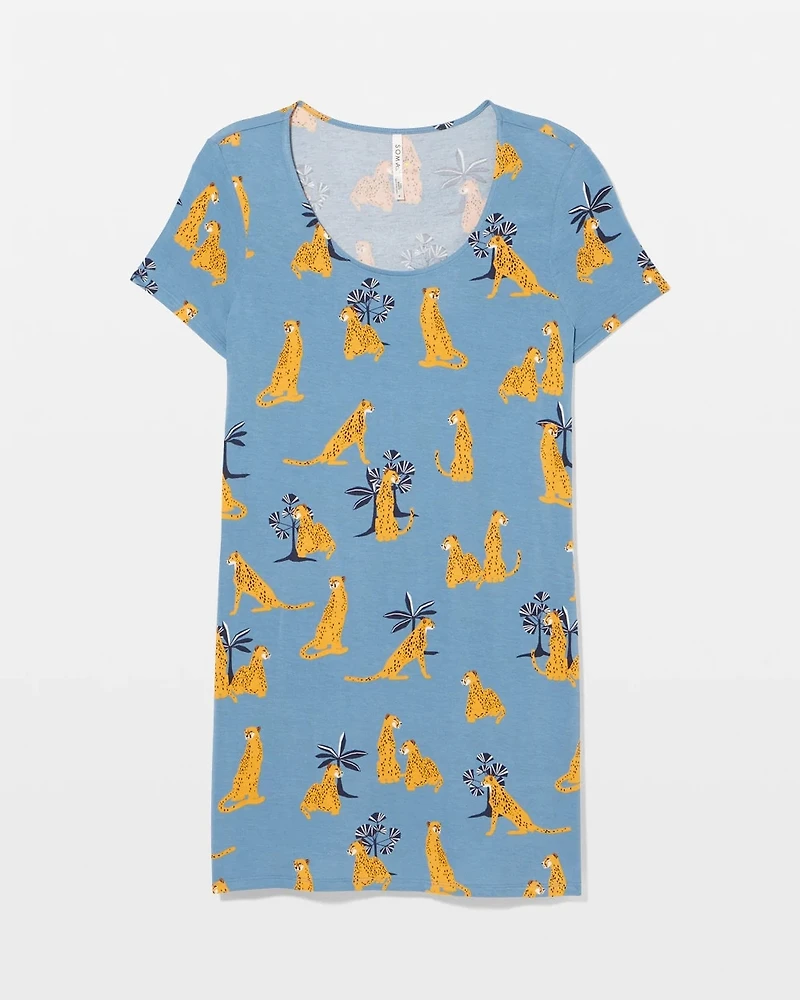 Short Sleeve Scoop Neck Sleepshirt