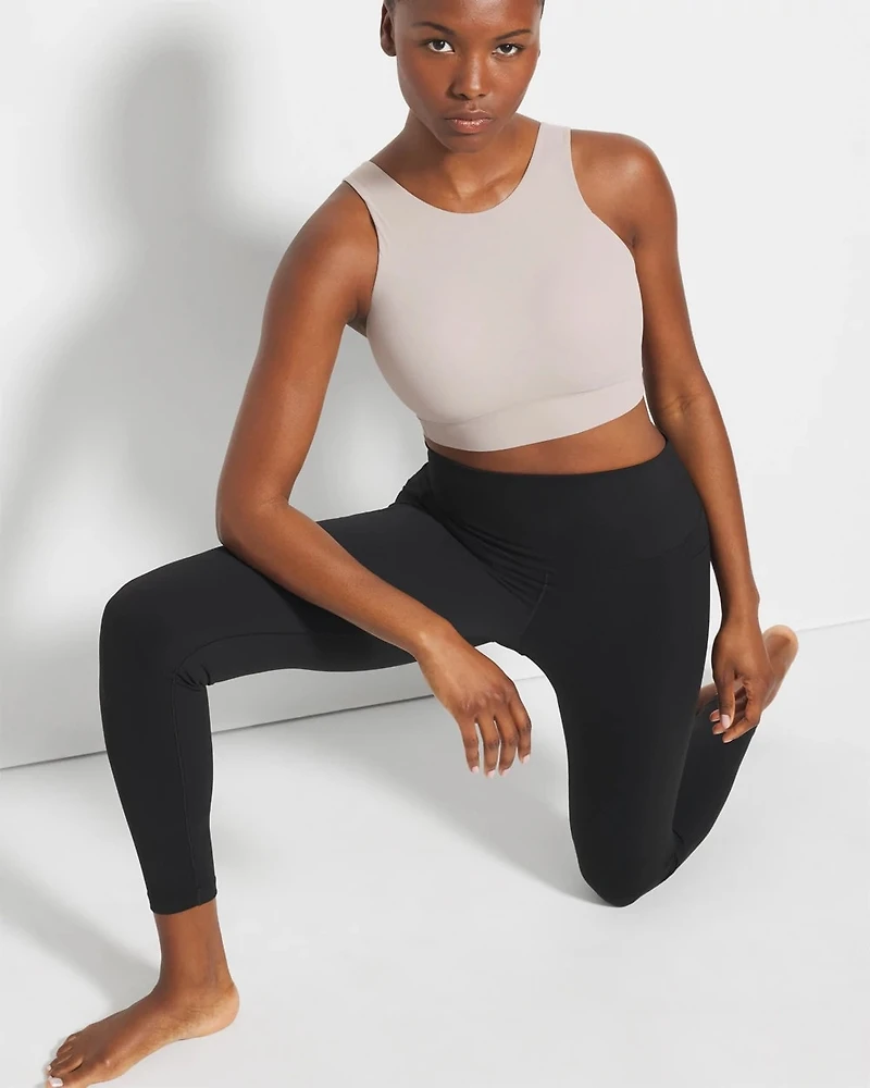 High-Neck Yoga Bra