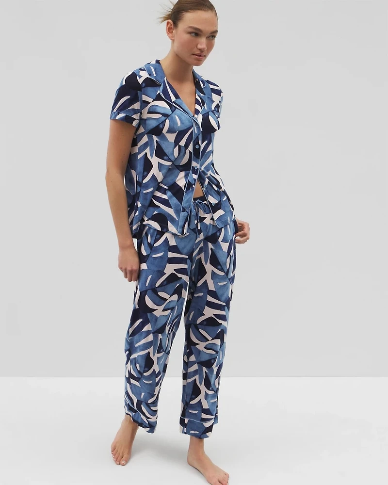 Printed Pajama Pants