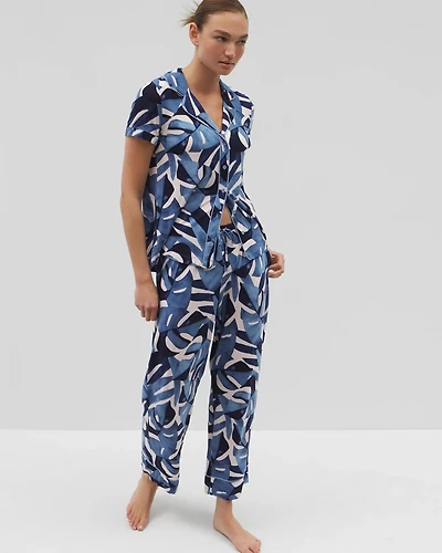 Printed Pajama Pants