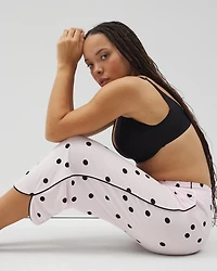 Piped Crop Pajama Pants