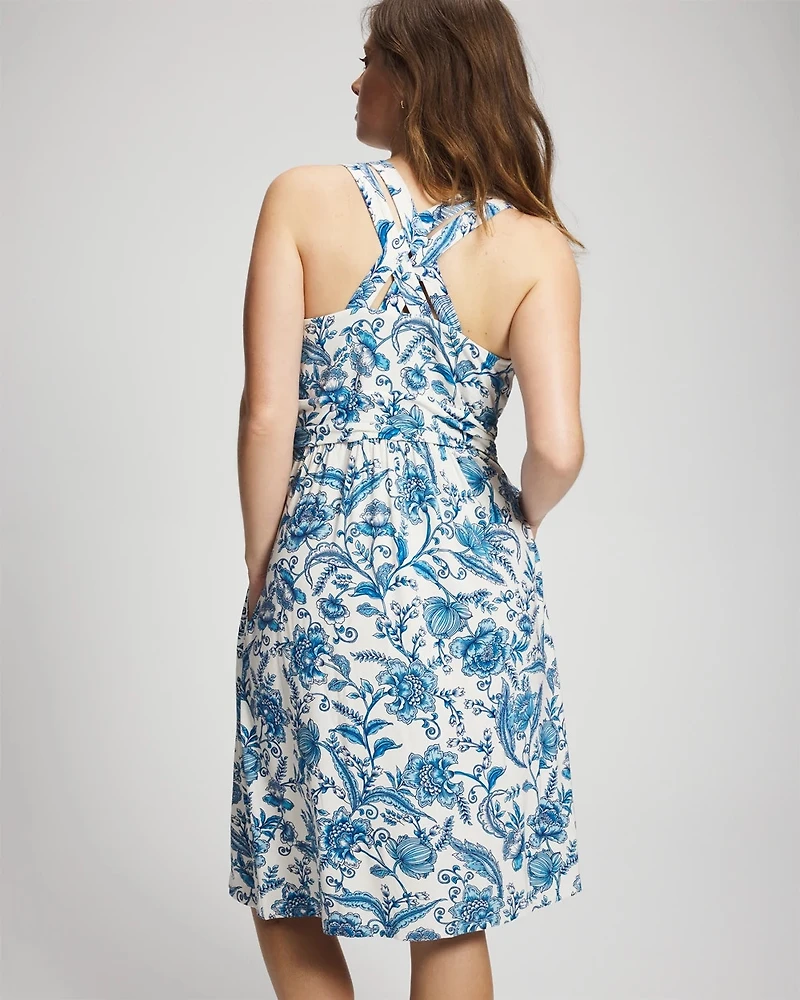 Cross Back Strap Bra Dress
