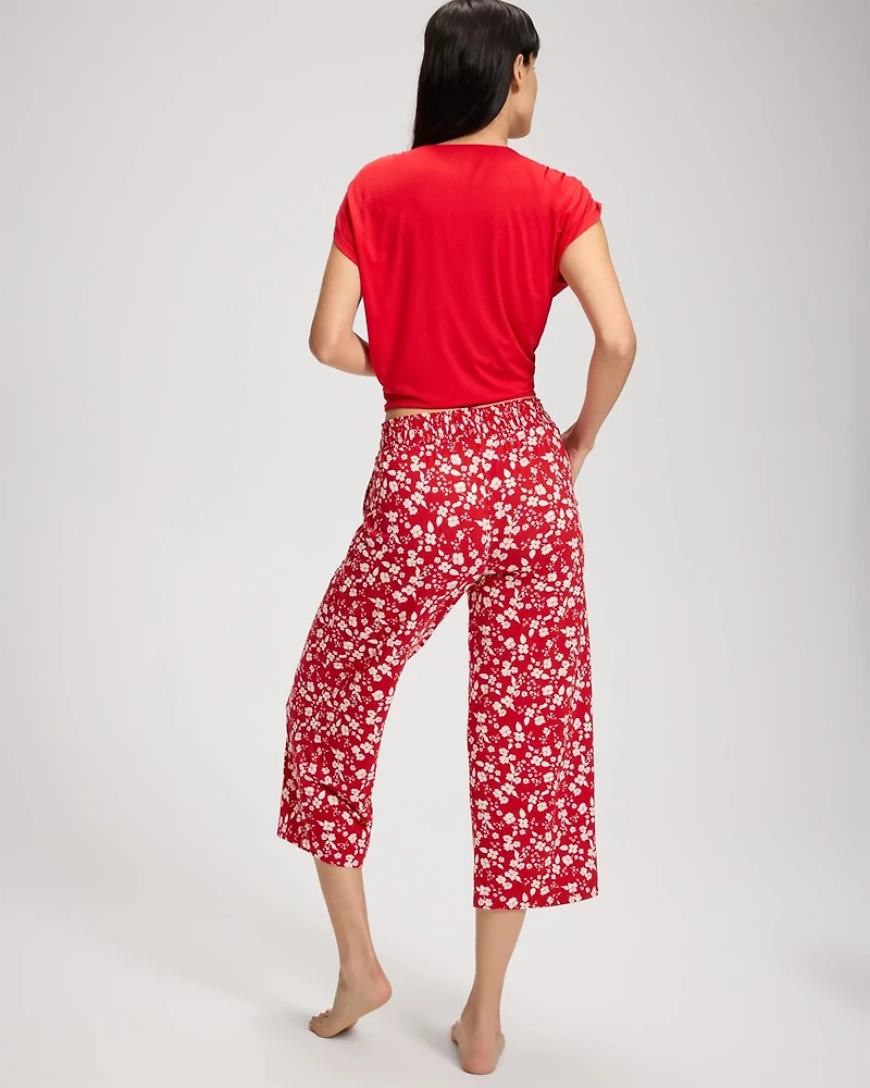 Cropped Pajama Pants