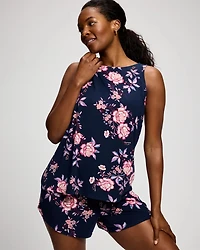 Relaxed High-Neck Pajama Tank