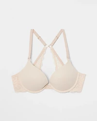 Push-Up Plunge Bra with Lace