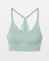 Racerback Bralette with Lace Back